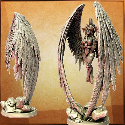 Protector Inasyah, Angelic Heroic Miniature for Tabletop Roleplaying games by Codex Universalis