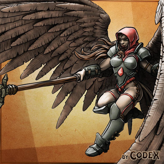 Sor Ariadna, Angelic Heroic Miniature for Tabletop Roleplaying games by Codex Universalis