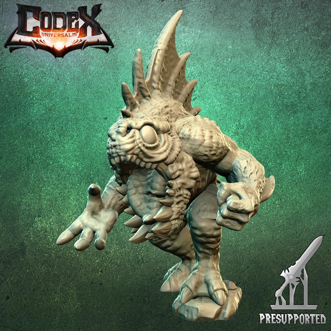 Land Piranhas, Savage Fishfolk Miniatures for Tabletop Roleplaying games by Codex Universalis