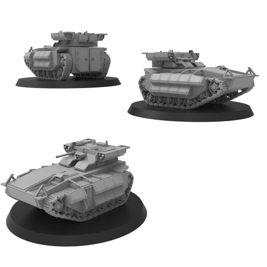 Smol Heckghost Oppressor IFV, 8mm Scale Monopose Sci-Fi warriors by ThatEvilOne, Miniature Sci-Fi Wargames Proxy
