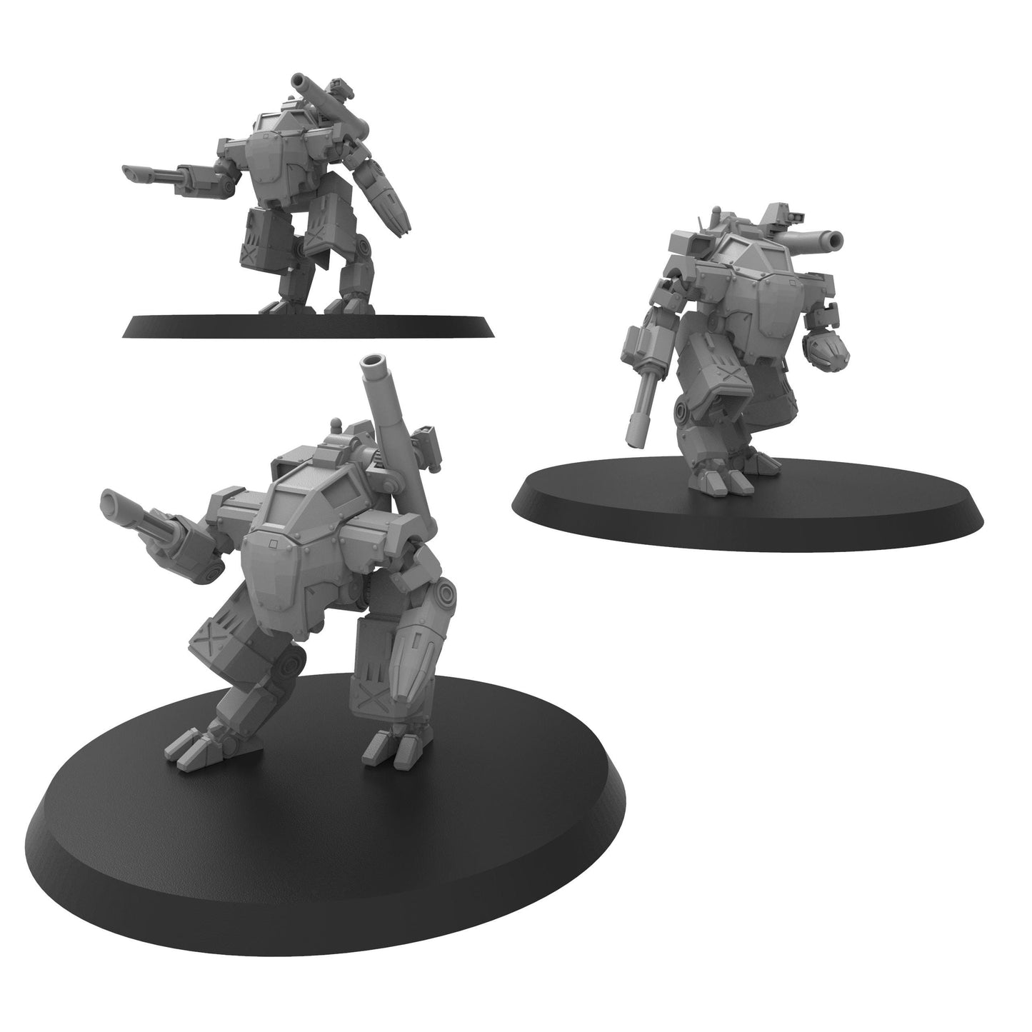 Smol Roman Romulus Combat Walker , 8mm Scale Monopose Sci-Fi warriors by ThatEvilOne, Miniature Sci-Fi Wargames Proxy
