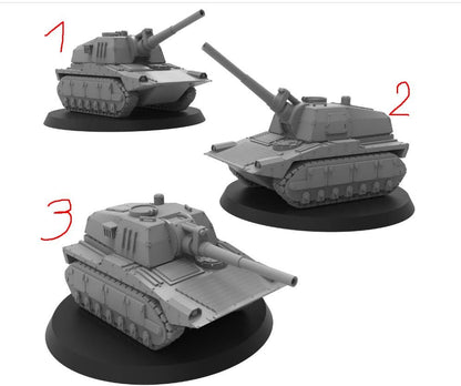 Smol Lunar Auxilia Artillery, 8mm Scale Monopose Sci-Fi warriors by ThatEvilOne, Miniature Sci-Fi Wargames Proxy