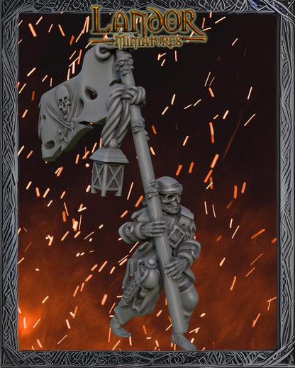 Zombie Pirates 2.0, Modular Undead Swashbucklers by Landor Miniatures! Vampire Coast for Fantasy Wargames