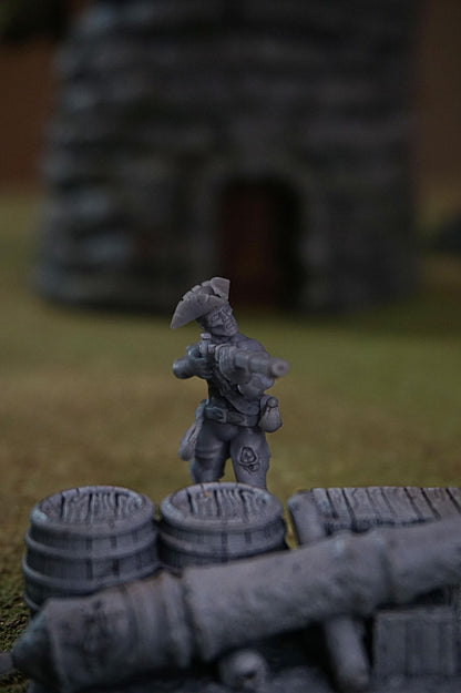 Zombie Buccaneers, Modular Undead Swashbucklers by Landor Miniatures! Vampire Coast for Fantasy Wargames