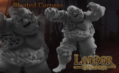 Bloated Corpses, Modular Undead Swashbucklers by Landor Miniatures! Vampire Coast for Fantasy Wargames