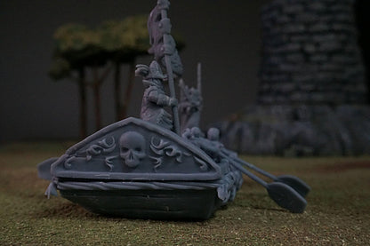 Pirate Rowboat, Modular Undead Swashbucklers by Landor Miniatures! Vampire Coast for Fantasy Wargames