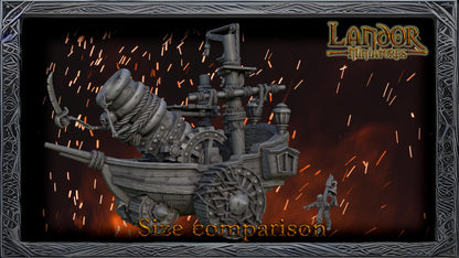 The Fury of the Depths, Modular Undead Colossus by Landor Miniatures! Vampire Coast for Fantasy Wargames