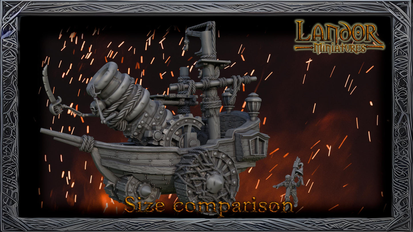 The Fury of the Depths, Modular Undead Colossus by Landor Miniatures! Vampire Coast for Fantasy Wargames