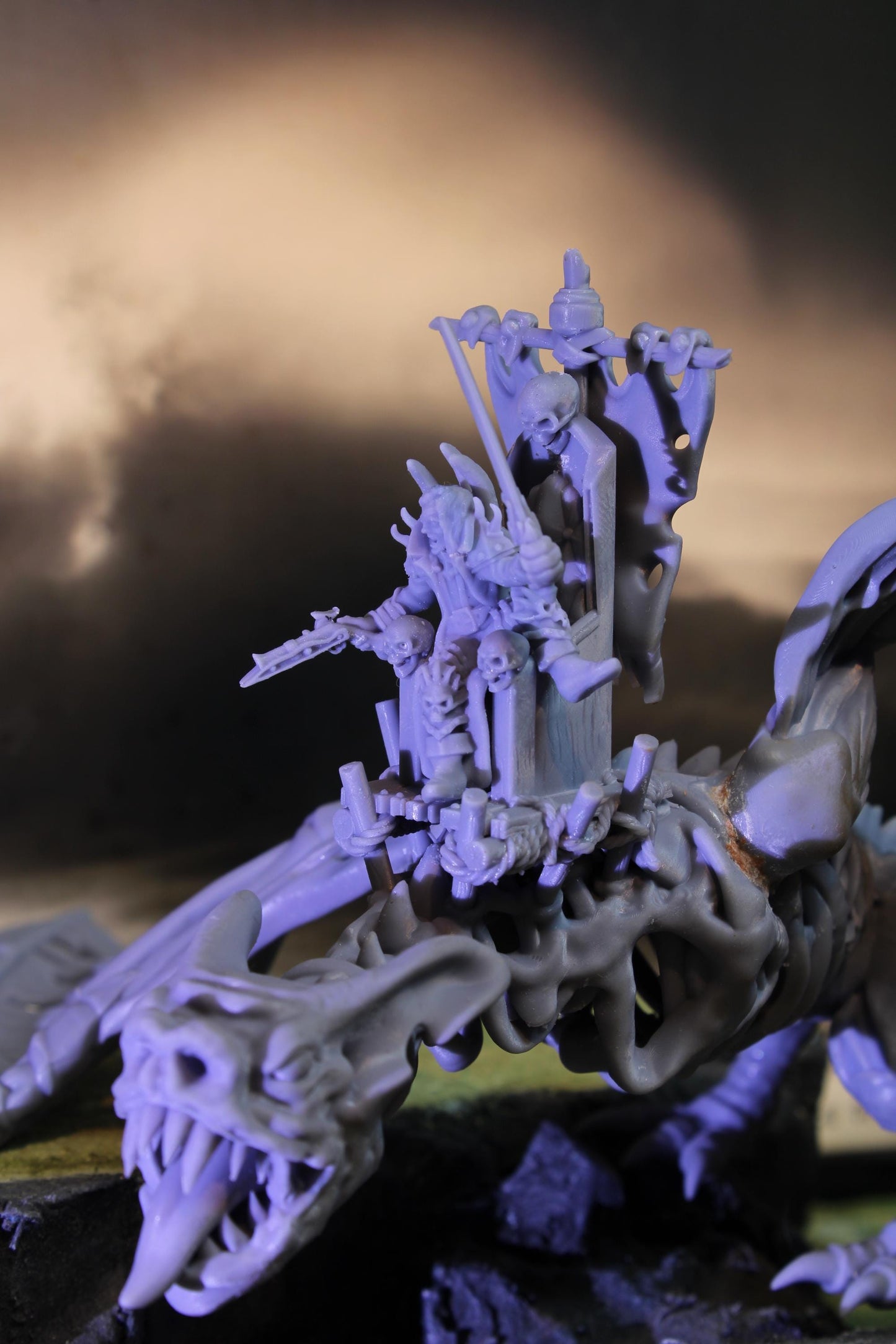 Grand Admiral on Dreadflight, Modular Undead Colossus by Landor Miniatures! Vampire Coast for Fantasy Wargames