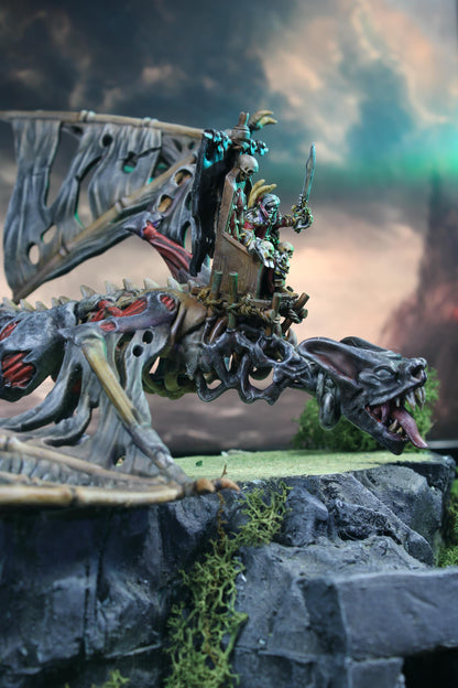 Grand Admiral on Dreadflight, Modular Undead Colossus by Landor Miniatures! Vampire Coast for Fantasy Wargames