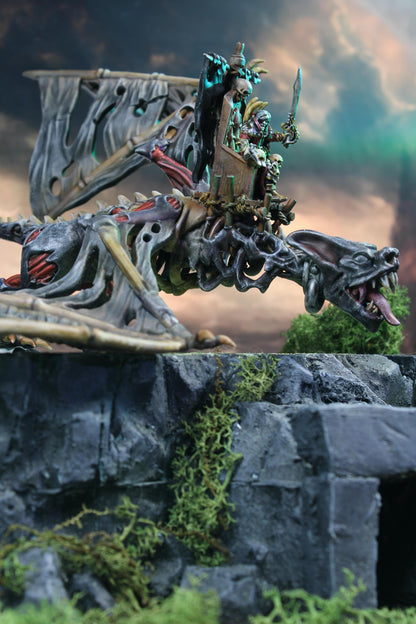 Grand Admiral on Dreadflight, Modular Undead Colossus by Landor Miniatures! Vampire Coast for Fantasy Wargames