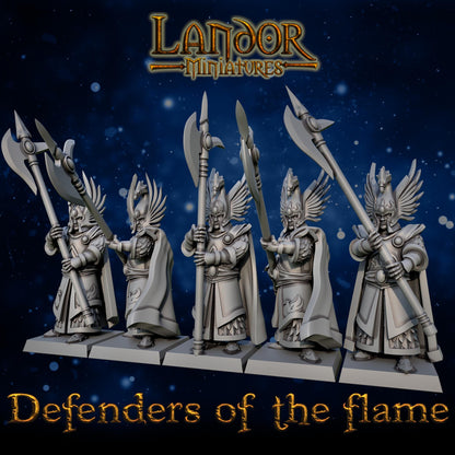 Defenders of the Flame, Modular High Elven miniatures by Landor Miniatures! High Elves for Fantasy Wargames