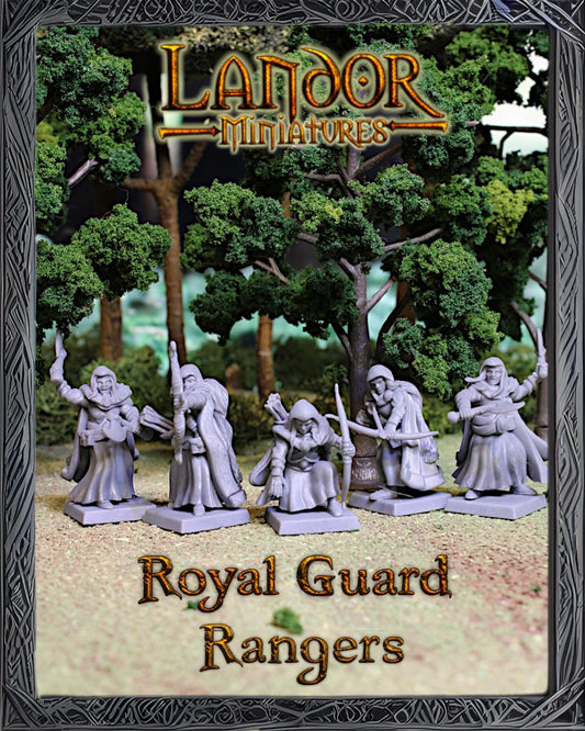 Royal Guard Rangers, Modular High Elven miniatures by Landor Miniatures! High Elves for Fantasy Wargames