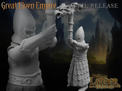 Elven Spearmen, Modular High Elven miniatures by Landor Miniatures! High Elves for Fantasy Wargames