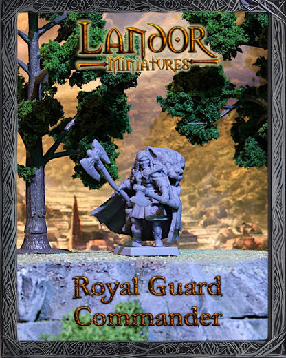 Royal Guard Commander, Modular High Elven miniatures by Landor Miniatures! High Elves for Fantasy Wargames