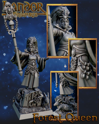 Forest Everqueen, Modular High Elven miniatures by Landor Miniatures! High Elves for Fantasy Wargames