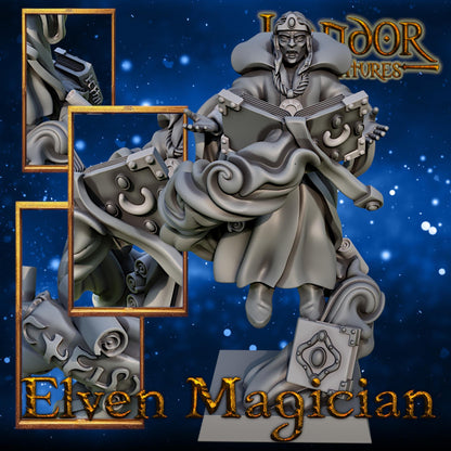 High Elven Mages, Modular High Elven miniatures by Landor Miniatures! High Elves for Fantasy Wargames