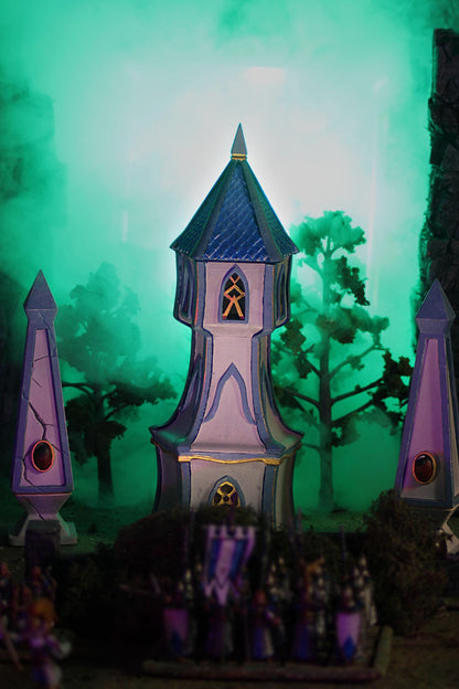 Elven Watchtower, Modular High Elven Terrain by Landor Miniatures! High Elves for Fantasy Wargames
