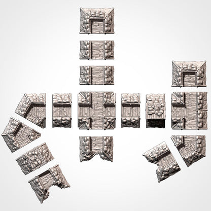 MODULAR TRENCHES WWII Trench Terrain Set, Perfect for Tabletop Wargames
