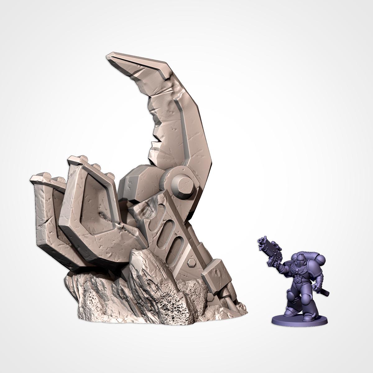 Modular ORCISH MONUMENTS Txarli Factor Terrain Monument Set, Perfect for Tabletop Wargames