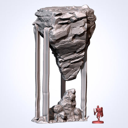 Modular FLOATING ROCKS Txarli Factory Fantasy Dimension Terrain, Gravitational Anomaly Set, Perfect for Tabletop Wargames