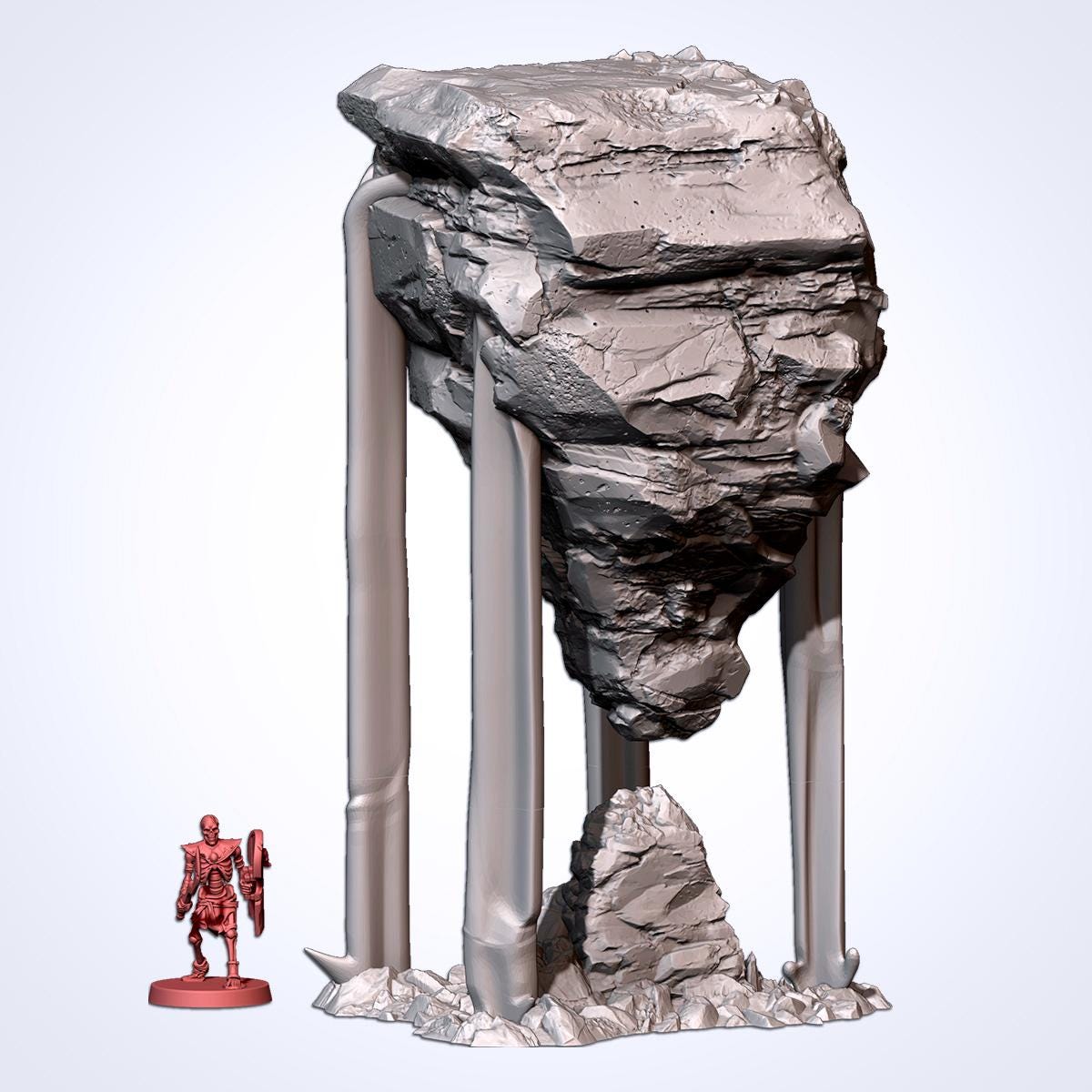 Modular FLOATING ROCKS Txarli Factory Fantasy Dimension Terrain, Gravitational Anomaly Set, Perfect for Tabletop Wargames