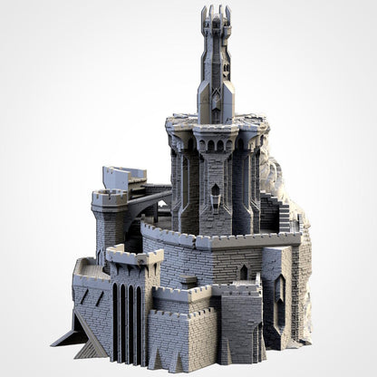 Modular DARK FORTRESS by Txarli Factory Fantasy Terrain Ruined Castle Set, Perfect for Tabletop Wargames