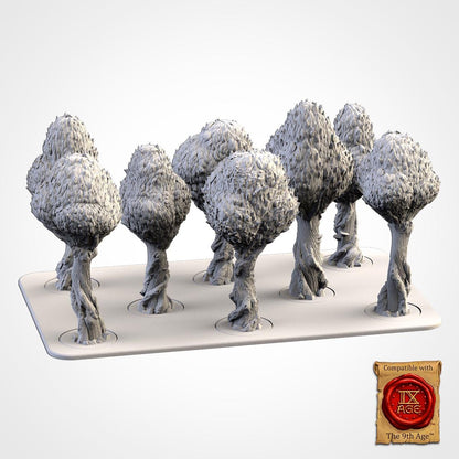 CLASSIC FORESTS Modular Wargaming Forest Terrain by Txarli Factory for Tabletop Wargames