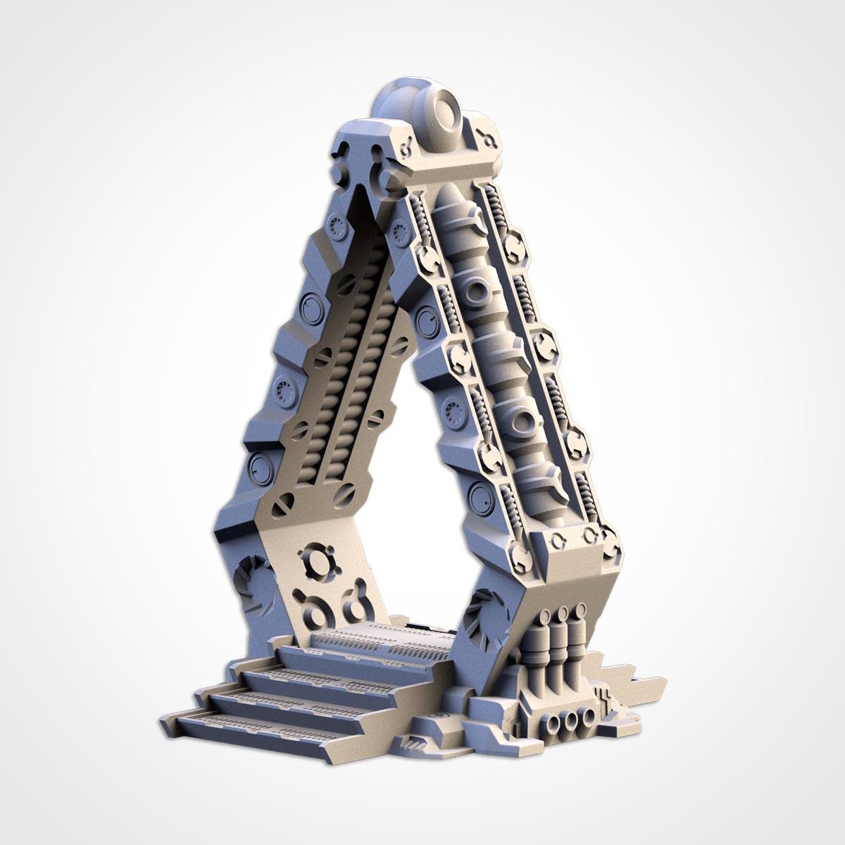 XENO PYRAMIDS 02 Modular Wargaming Space Pharaoh World Terrain by Txarli Factory for Tabletop Wargames