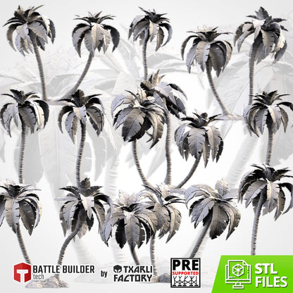 PALMS Modular Wargaming Forest Terrain by Txarli Factory for Tabletop Wargames