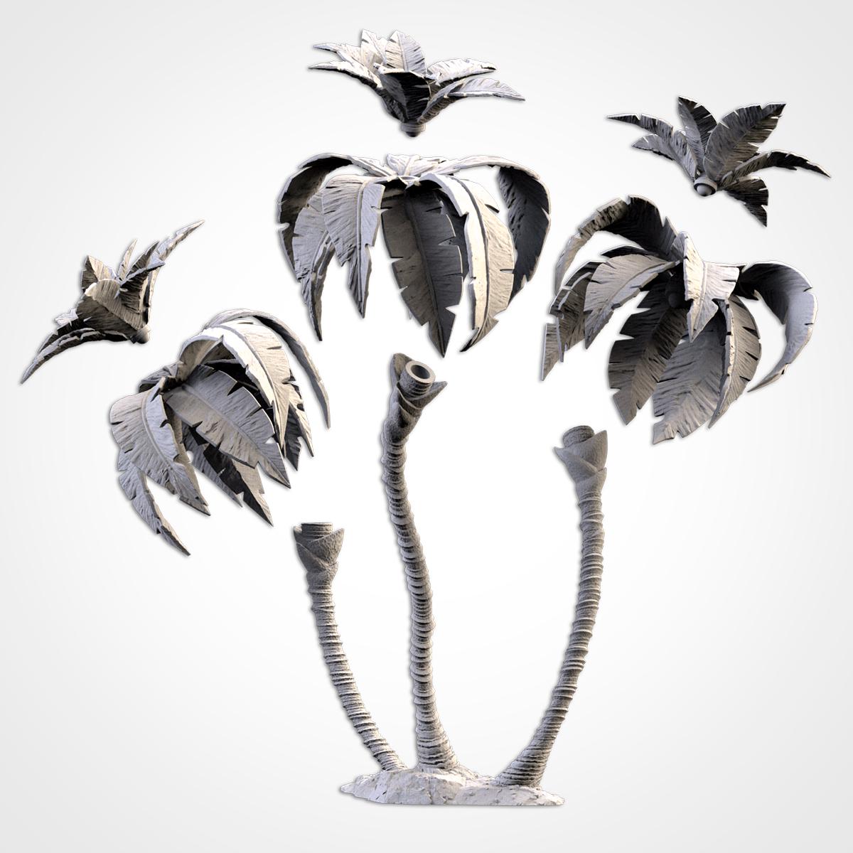 PALMS Modular Wargaming Forest Terrain by Txarli Factory for Tabletop Wargames