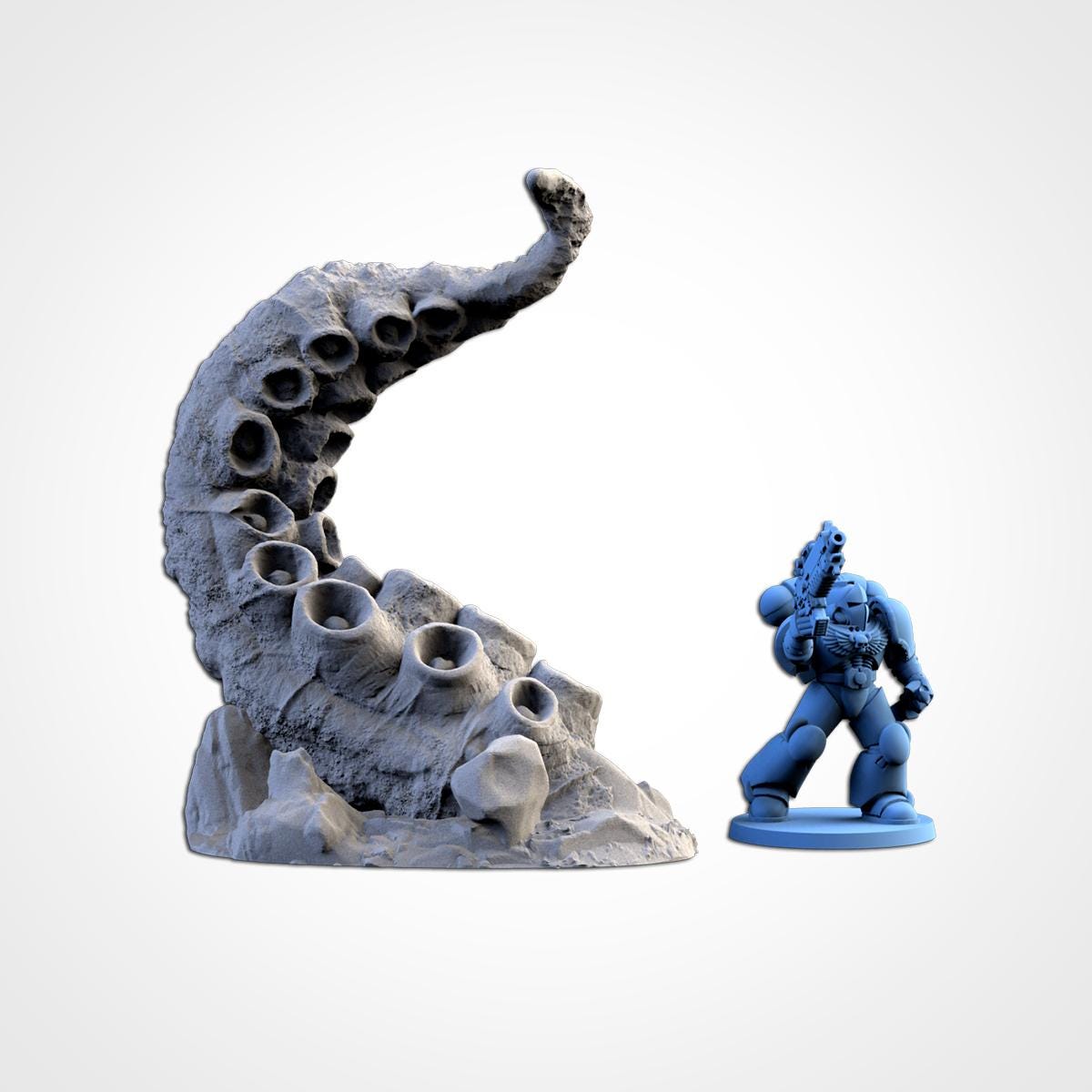 Modular THE KRAKEN Txarli Factory Monstrous Terrain Set, Perfect for Warhammer, Tabletop Wargames