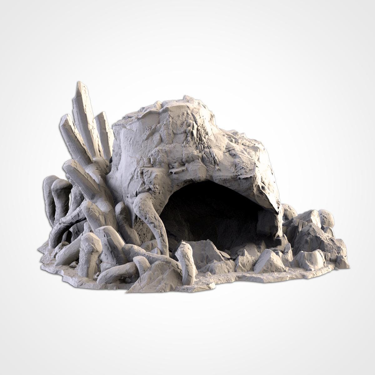 GIGANTIC BONES Modular Wargaming Undead World Terrain by Txarli Factory for Tabletop Wargames