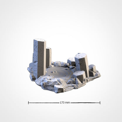 BASALTIC VOLCANOES Modular Wargaming Scatter Terrain by Txarli Factory for Tabletop Wargames