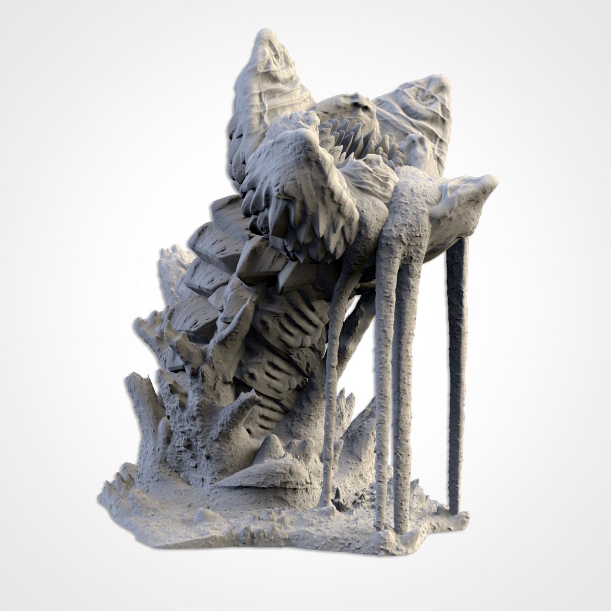 Modular SANDWORMS Txarli Factory Monstrous Terrain Set, Perfect for Tabletop Wargames