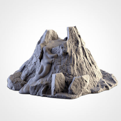 VOLCANIC TERRAIN Modular Wargaming Scatter Terrain by Txarli Factory for Tabletop Wargames