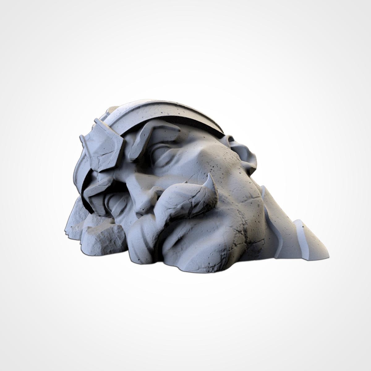 Modular MIDDLE EARTH terrain by Txarli Factory Fantasy Terrain Ruined Statues Set, Perfect for Tabletop Wargames