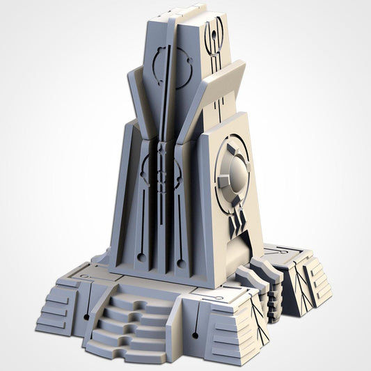 XENO PYRAMIDS Modular Wargaming Sci-Fi World Terrain by Txarli Factory for Tabletop Wargames