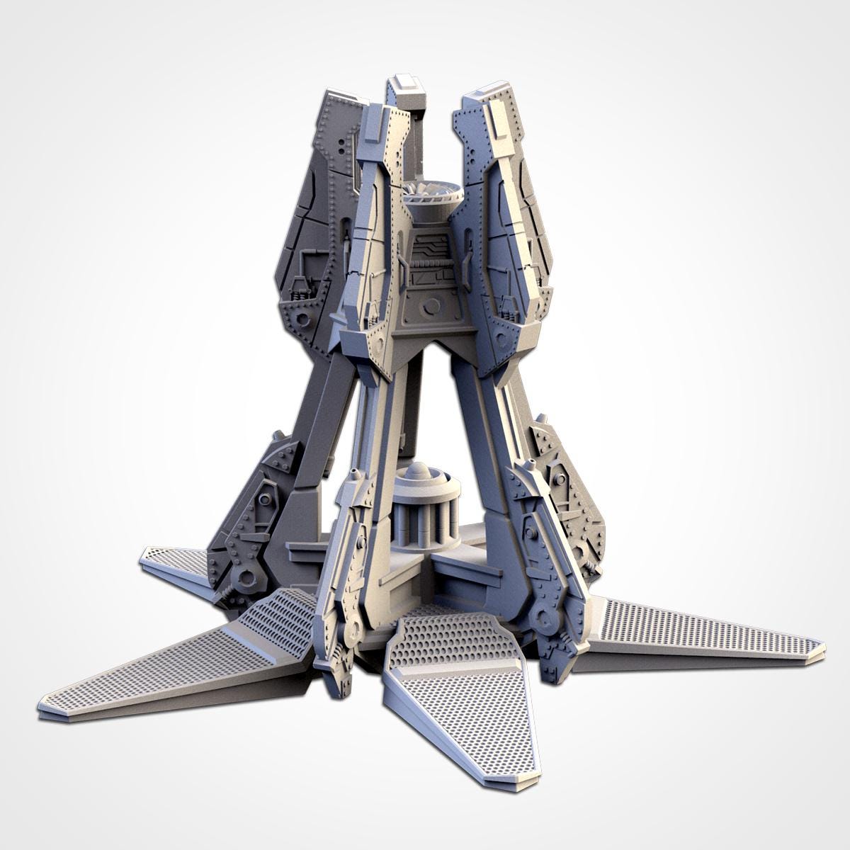 Modular LANDING CAPSULES Txarli Factory Sci-Fi modular Wreckage Set, Perfect for Tabletop Wargames