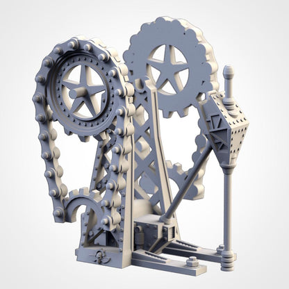 Modular MECHANICAL SECTOR set Txarli Factory Ruined Scatter Terrain Set, Perfect for Tabletop Wargames