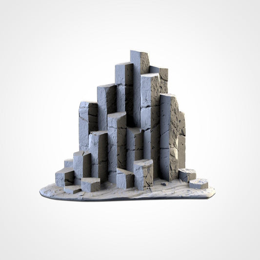 BASALTIC TERRAIN Modular Wargaming Scatter Terrain by Txarli Factory for Tabletop Wargames