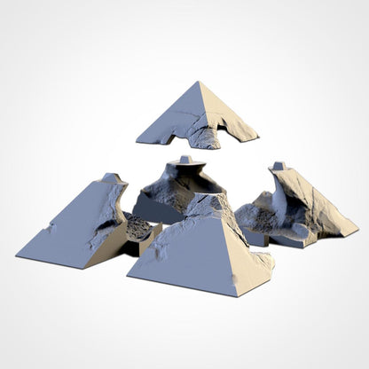 BASALTIC TERRAIN Modular Wargaming Scatter Terrain by Txarli Factory for Tabletop Wargames