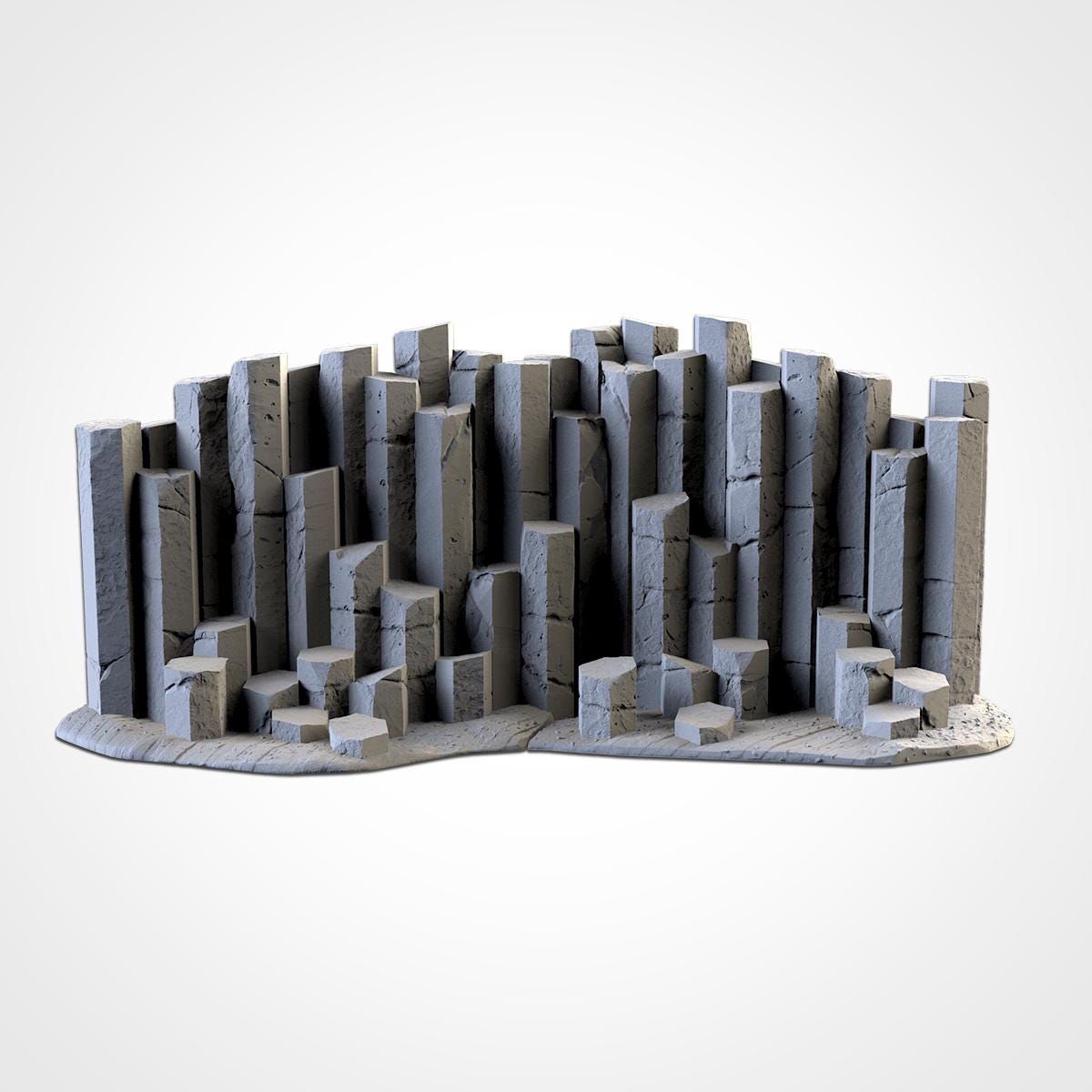 BASALTIC TERRAIN Modular Wargaming Scatter Terrain by Txarli Factory for Tabletop Wargames
