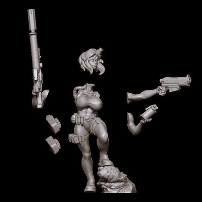 Assassin, Imperial Assassin Proxy, Sci-Fi Wargames Miniatures by Reptilian Overlords