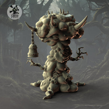 Plague Tree , Chaotic Plagued Terrain Sculpted by Tainted Windmill for Wargames set in the Grimdark Future