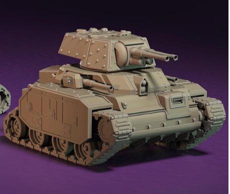 Tribounus Light Patrol Tank, Modular Sci-Fi Vehicle by ThatEvilOne, Sci-fi Wargames Proxy, Imperial Auxillia Army,  Super Light Tank