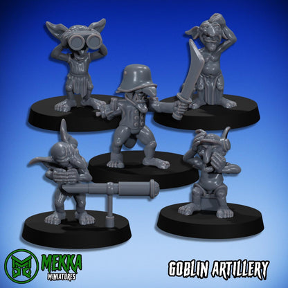 Pirate Artillery, Space-Faring Orkish Menace Sculpted by Mekka Miniatures, Grimdark Compatible, Scaled for Sci-Fi Miniature Wargames