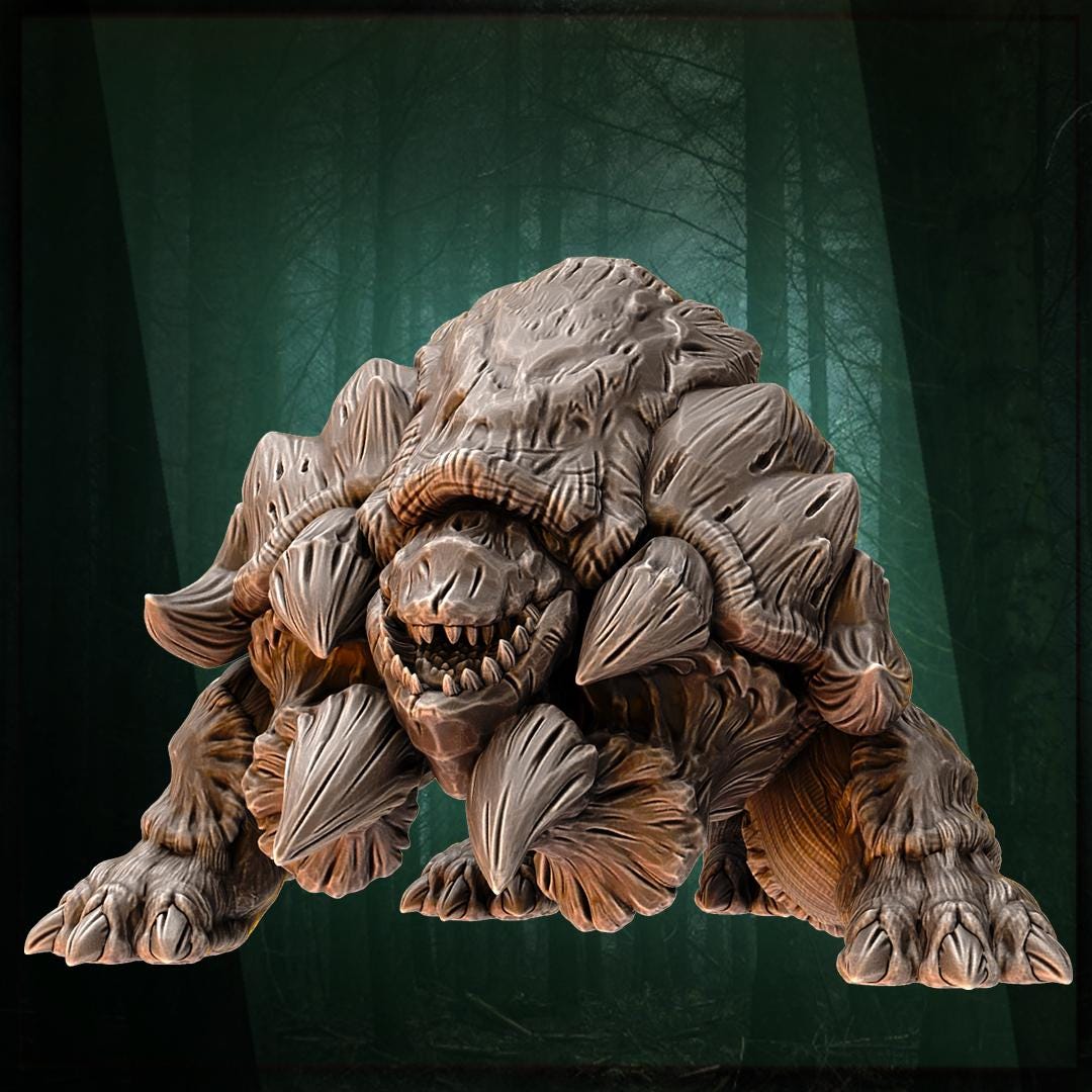 Mistwood hunter, Forest Beast Miniature for Tabletop Roleplaying games by Codex Universalis