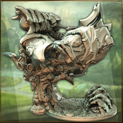 Starforged Archon vs Tyrant Slasher, Epic Clash of Monsters for Tabletop Roleplaying games by Codex Universalis