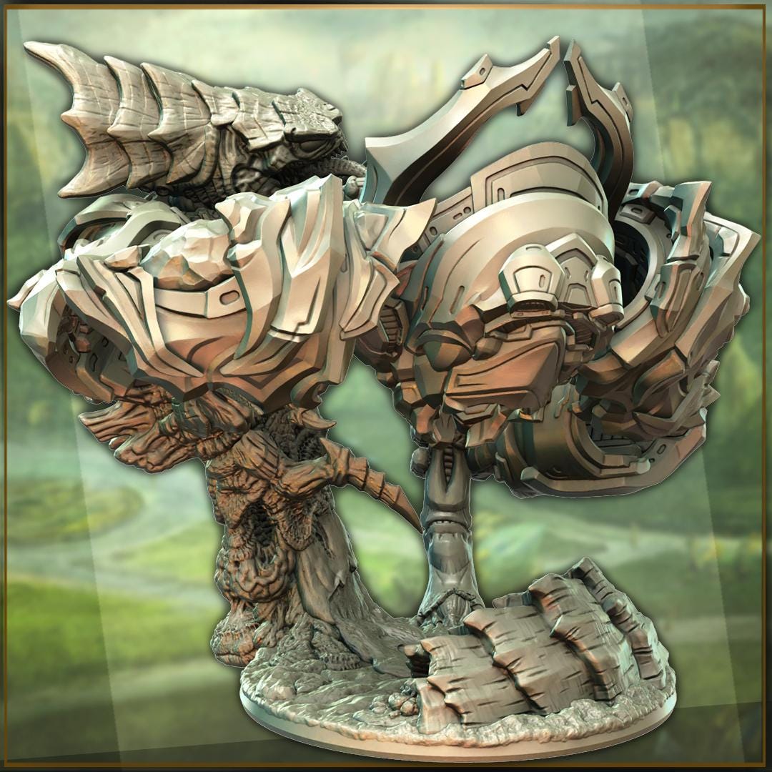 Starforged Archon vs Tyrant Slasher, Epic Clash of Monsters for Tabletop Roleplaying games by Codex Universalis